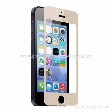 High clear color tempered glass screen protector for iPhone5/5s